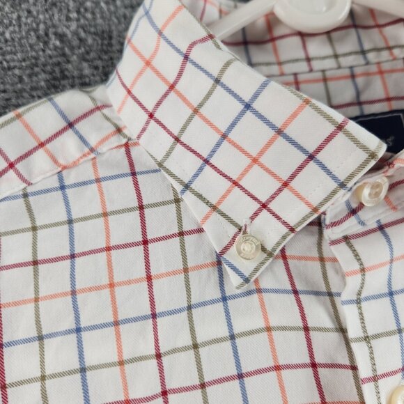 Vineyard Vines Button Up Cotton Classic Fit Murray Shirt Colorful Check Small - Picture 8 of 16